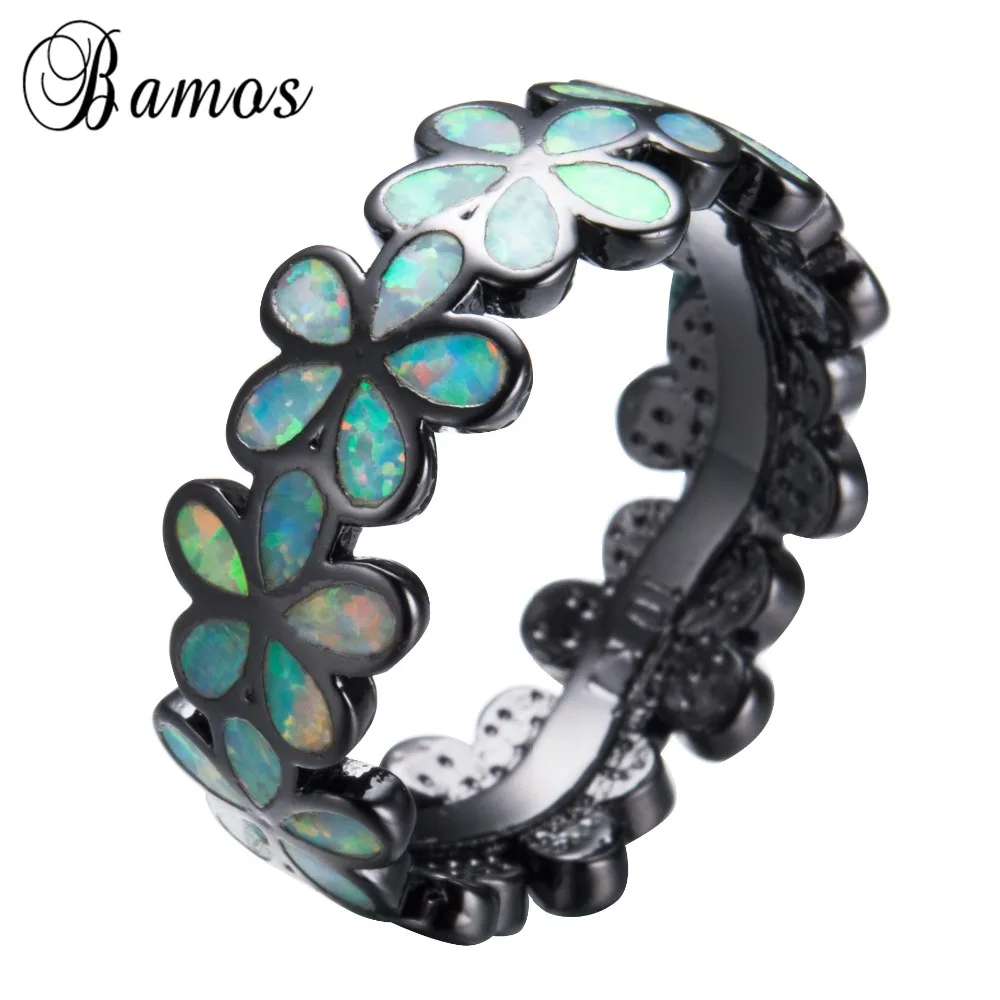 Женское кольцо из опала с радужным огнем|ring channel|ring showring blue |