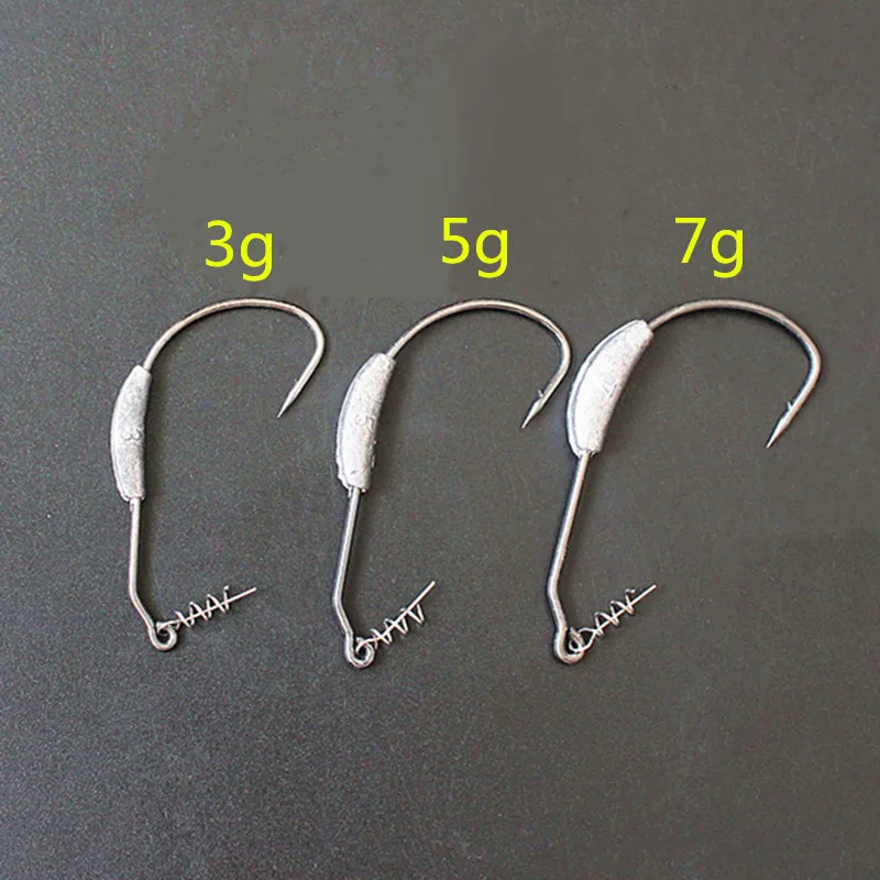 Мягкая приманка с пружинным замком штифтом для фиксированной фиксации