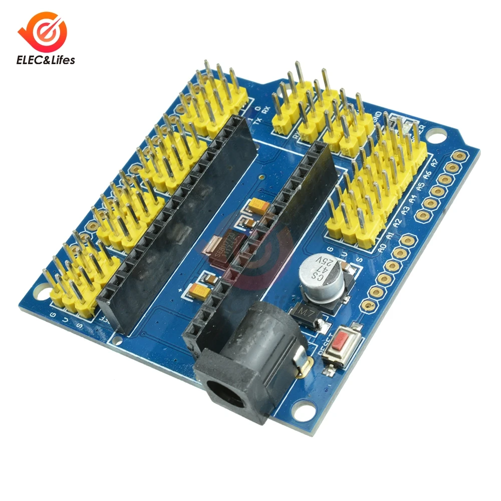 NANO I/O IO датчик расширения щит модуль для Arduino UNO R3 Nano V3.0 3 0 контроллер совместимая