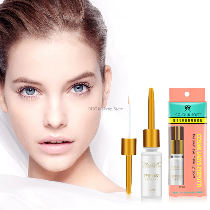 12 мл клей для наращивания ресниц Клей подтяжки прозрачный Невидимый Двойной век