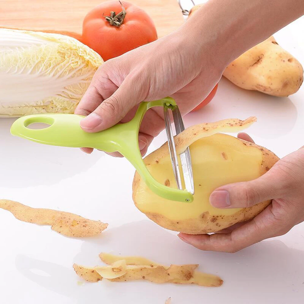Нержавеющая сталь нож овощей капуста терки салат картофеля Slicer Cutter Фрукты Ножи