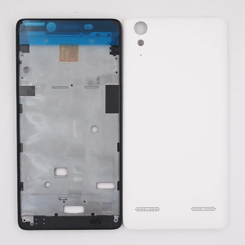 BaanSam, ЖК-держатель, передняя рамка, задняя крышка батареи для lenovo K3 A6010, чехол с кнопками громкости