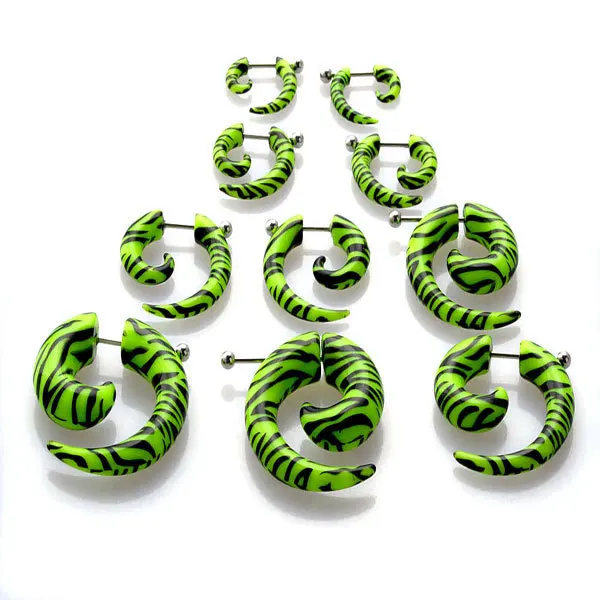 (Можно смешивать) оптовая продажа 40 шт./лот леопардовой расцветки спиральные