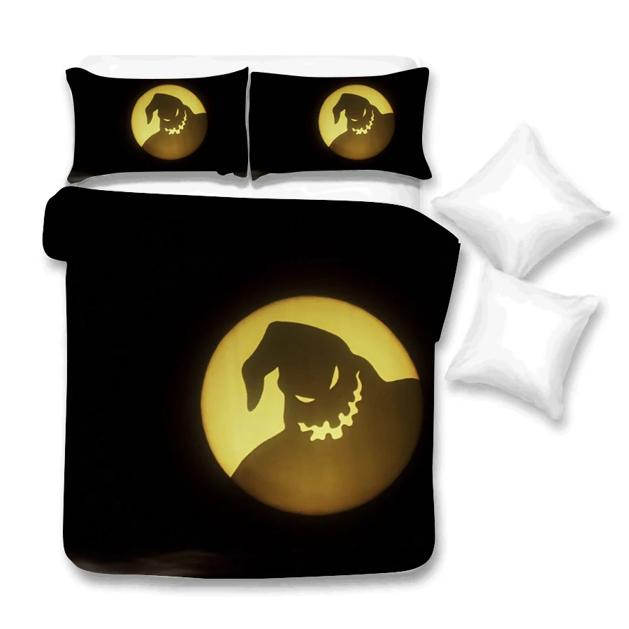 3 Nightmare Before Christmas 3D Bedding Sets Printed Duvet Cover Set Queen King Twin Size Dropshipping Custom - Цвет: 3
