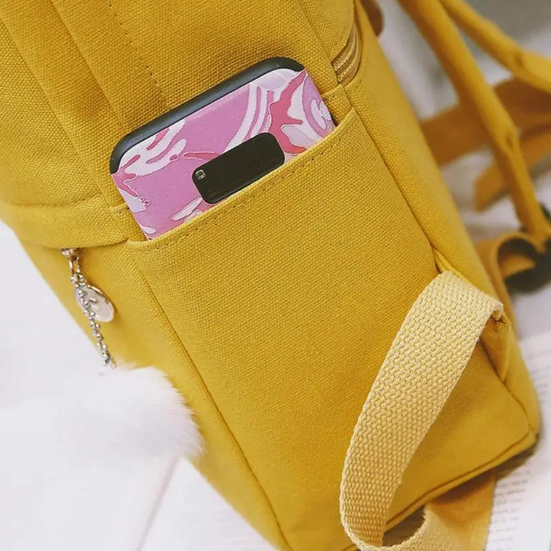 Preppy Style Women Girls Canvas Backpack Teen Vintage Casual Shoulder School Backpack korean style Rucksack Mochila Feminina