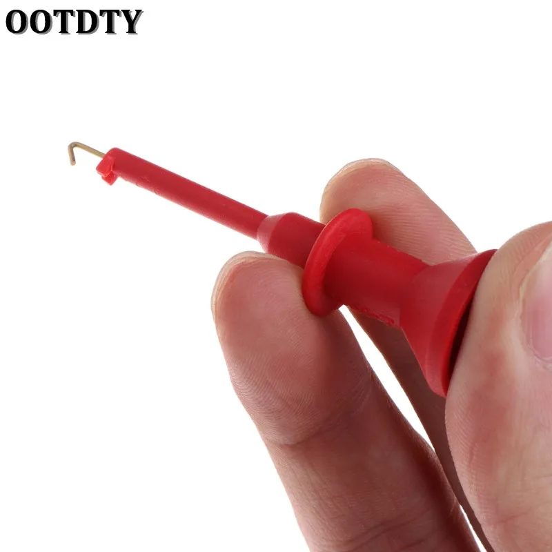1 пара тестовых зажимов OOTDTY для мультиметров испытательные свинцовые удлинители
