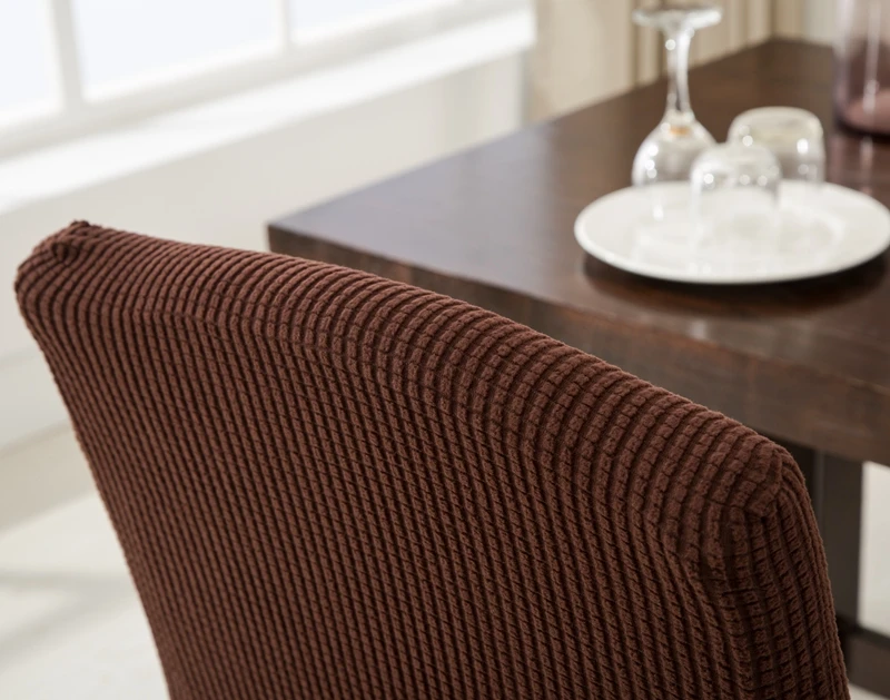 Большой размер обеденный стул с высокой спинкой растягивающийся чехол толстое