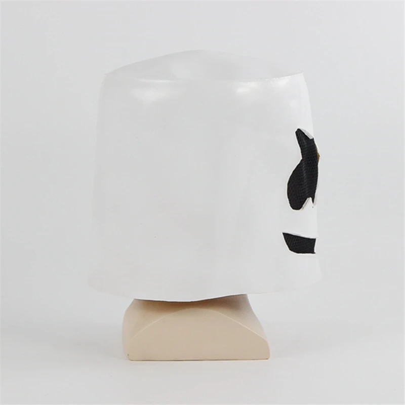 Хэллоуин косплей Зефир слог DJ Marshmello с тем же головным убором белые вечерние маски для мужчин и женщин