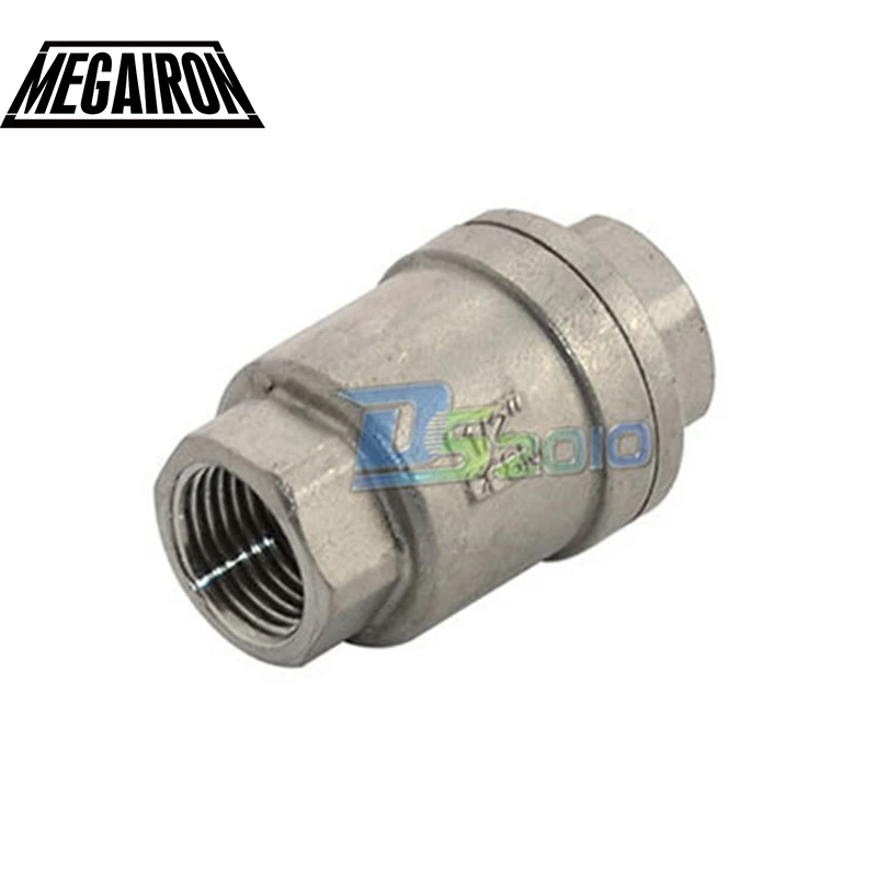 MEGAIRON BSPT 1/2 &quotDN15 линейный пружинный вертикальный обратный клапан 1000 WOG