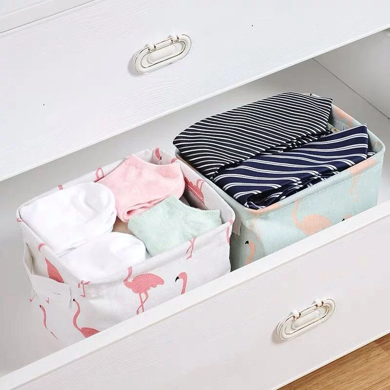 Складная Настольная корзина для хранения с милой печатью водонепроницаемый