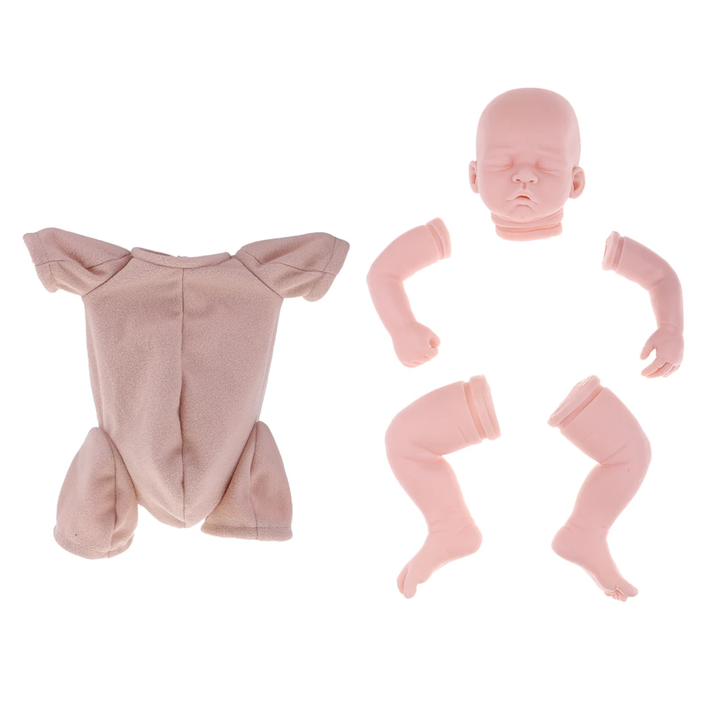 Ручной работы DIY 20 дюймов Reborn наборы Мягкие силиконовые пустые детские куклы плесень замша ткань тела набор рук-на игрушку