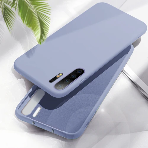 blue Для huawei p20 p30 pro lite чехол жидкий силиконовый мягкий чехол на honor view 20 10 9 lite play 10i 9i 8x 8a 8s v20 v10 cover capas - Цвет: blue