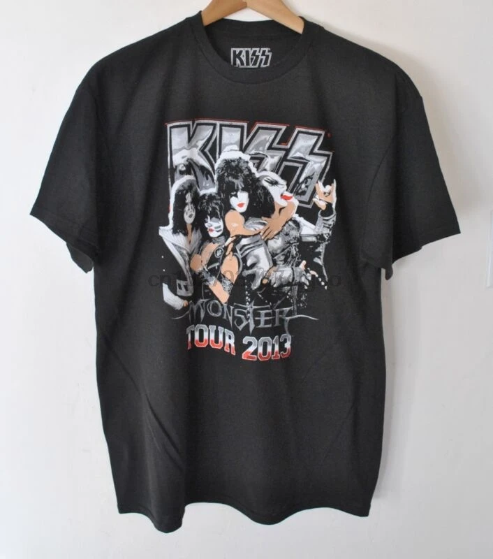 Футболка NWOT Kiss Monster Tour черного цвета Размер S-L | Мужская одежда