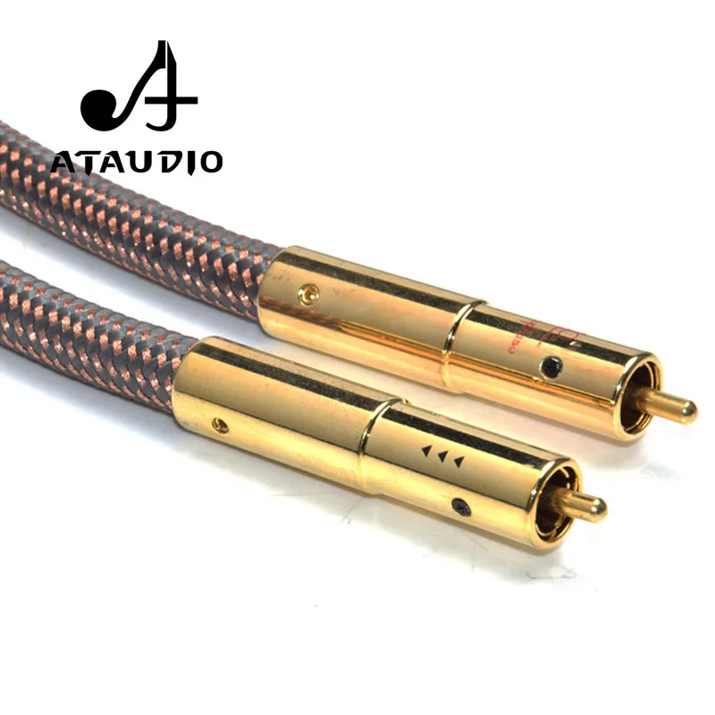 ATAUDIO Hifi RCA кабель Accuphase 40th Anniversary Edition OCC Чистый медный Соединительный аудио