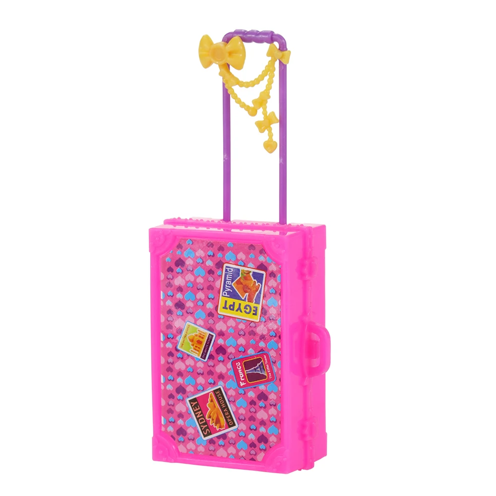 21 шт./компл. аксессуары для куклы = 10 X Вешалки+ 10 ботинок+ 1 X багажного отделения для Барби для девочек куклы нашего поколения Гостиная подарок