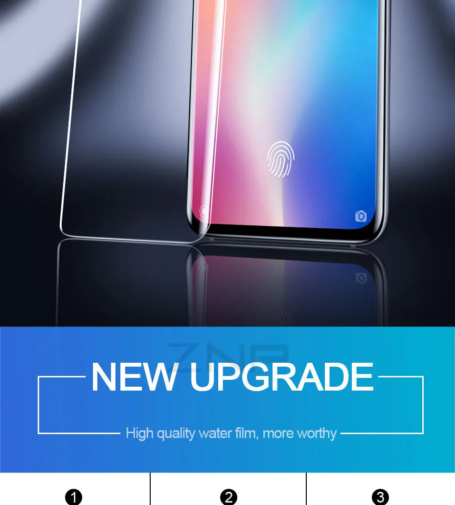 ZNP Гидрогелевая Защитная пленка для Xiaomi mi 9 8 SE A2 Lite Полное покрытие Защитная мягкая пленка для Xiao mi 6X mi 8 Pro защита экрана