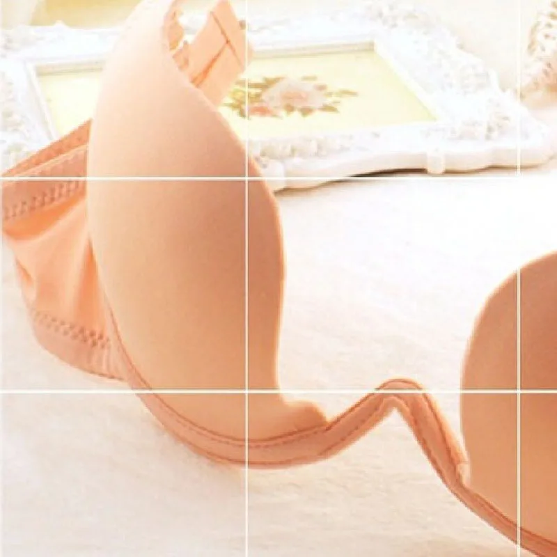 Сексуальный глубокий U-образный бюстгальтер пуш-ап с глубоким вырезом. Женское