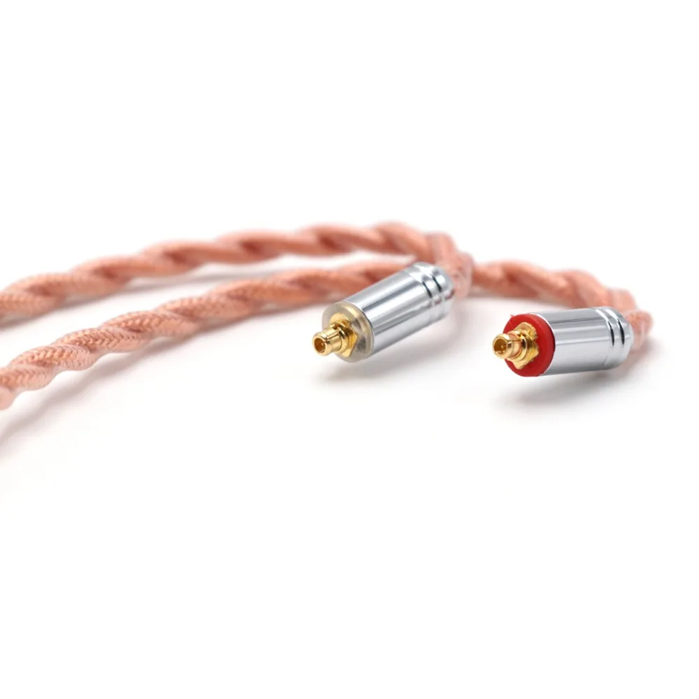 Linsoul LSC09 IEM обновления HiFi кабель 4 ядро одиночный с украшением в виде кристаллов