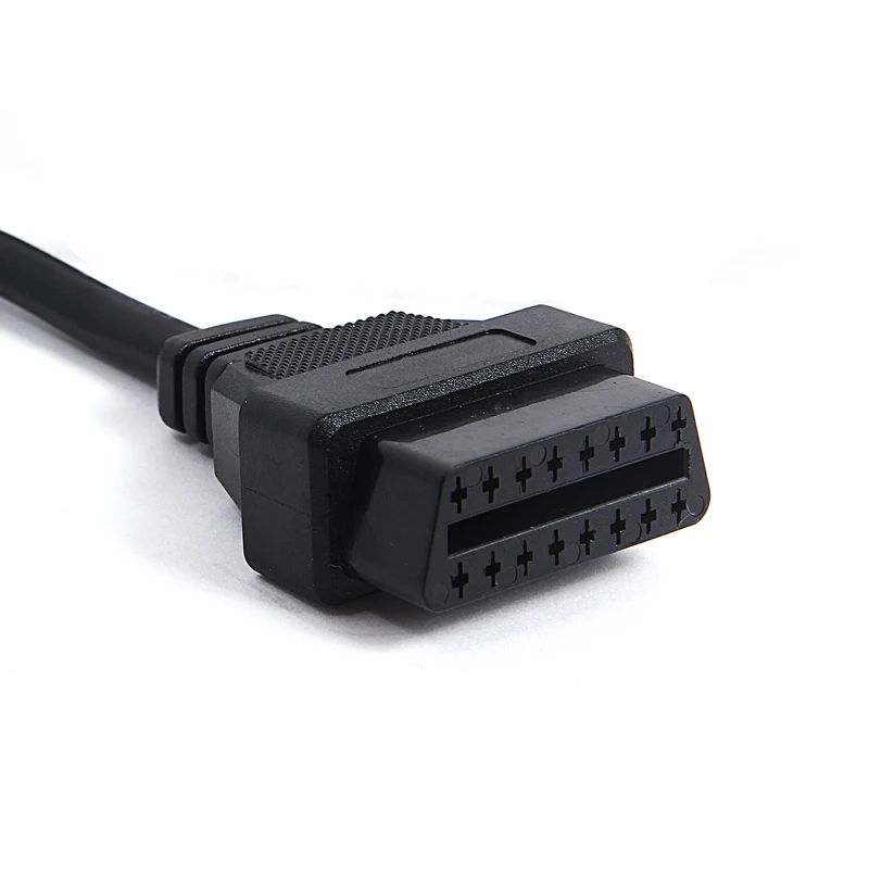 KWOKKER локоть OBD2 OBDII Y-адаптер диагностический соединитель кабель 16-контактный