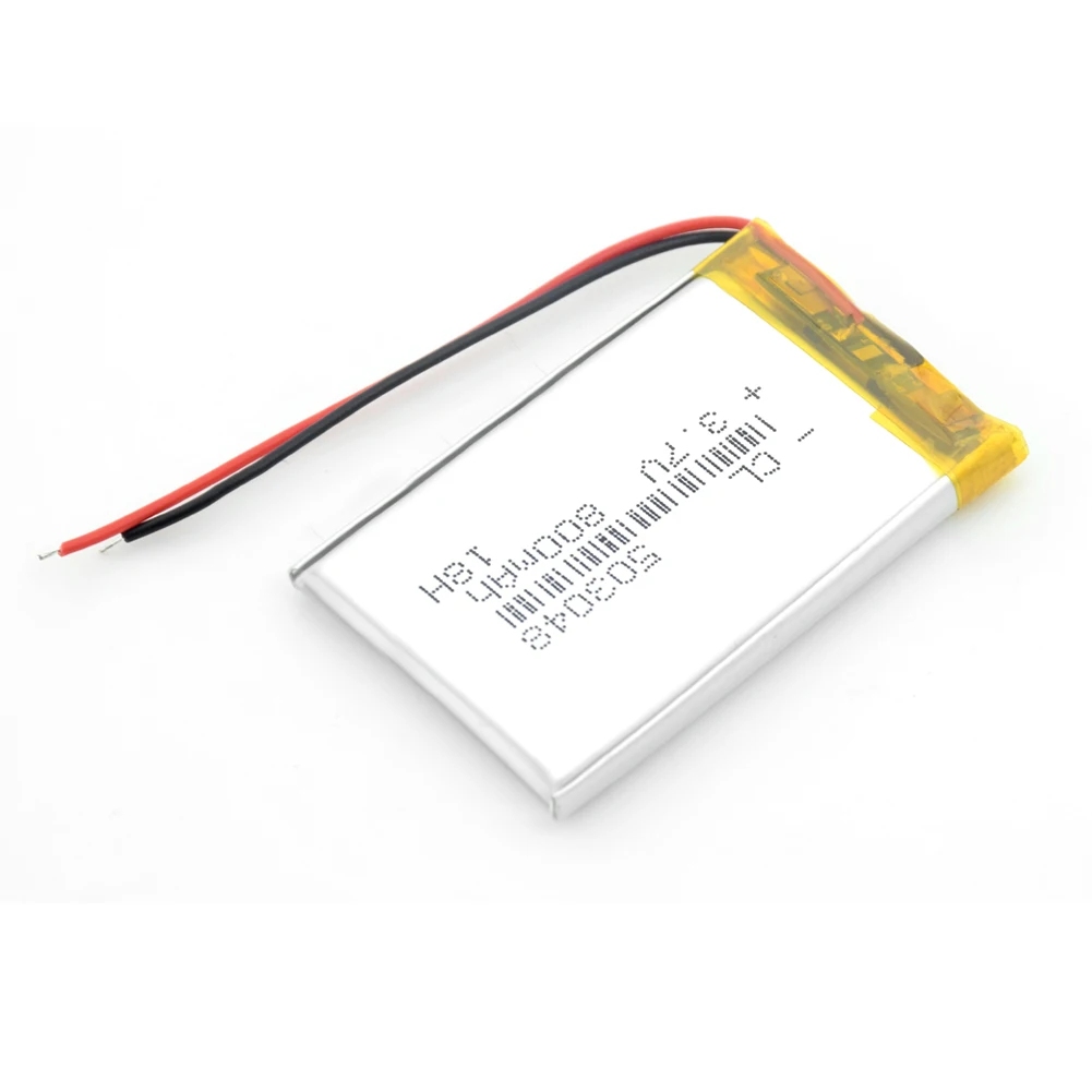 503048 перезаряжаемая батарея 3,7 V 053048 800MAH литий-полимерная батарея для MP3 MP4 Bluetooth gps Беспроводная стерео гарнитура планшет