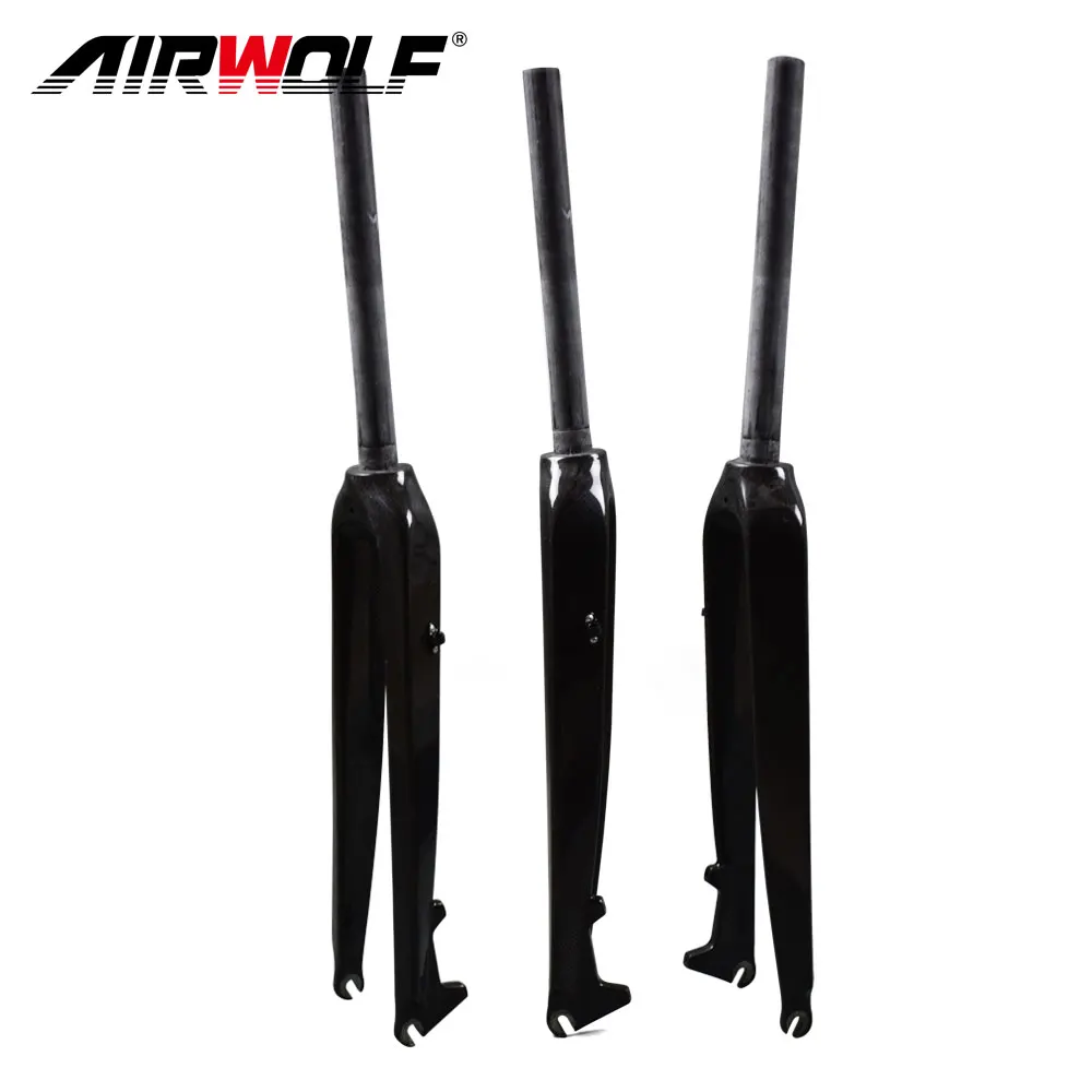 Углеродное волокно передняя вилка для горного велосипеда 29/26 полужесткая