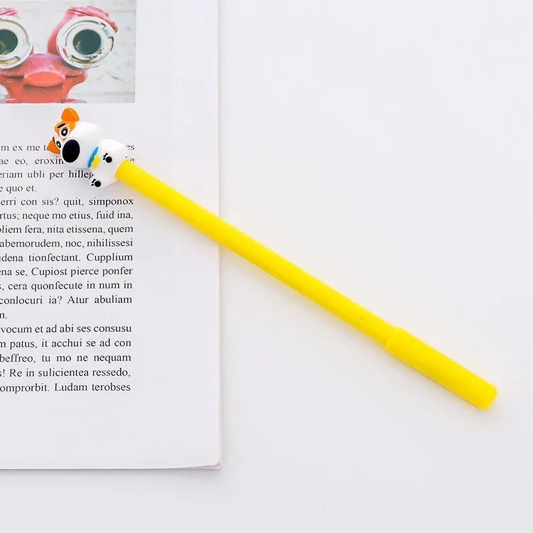 

1PCS New Cartoon Lovely Puppy Gel Pen Student Stationery Novelty Gift School Material Office Supplies