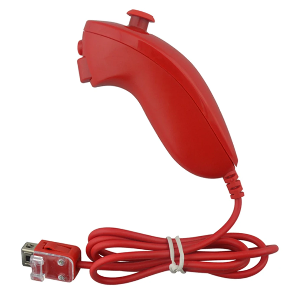 1 шт. пульт дистанционного управления видеоиграми ручка левая рука Nunchuck