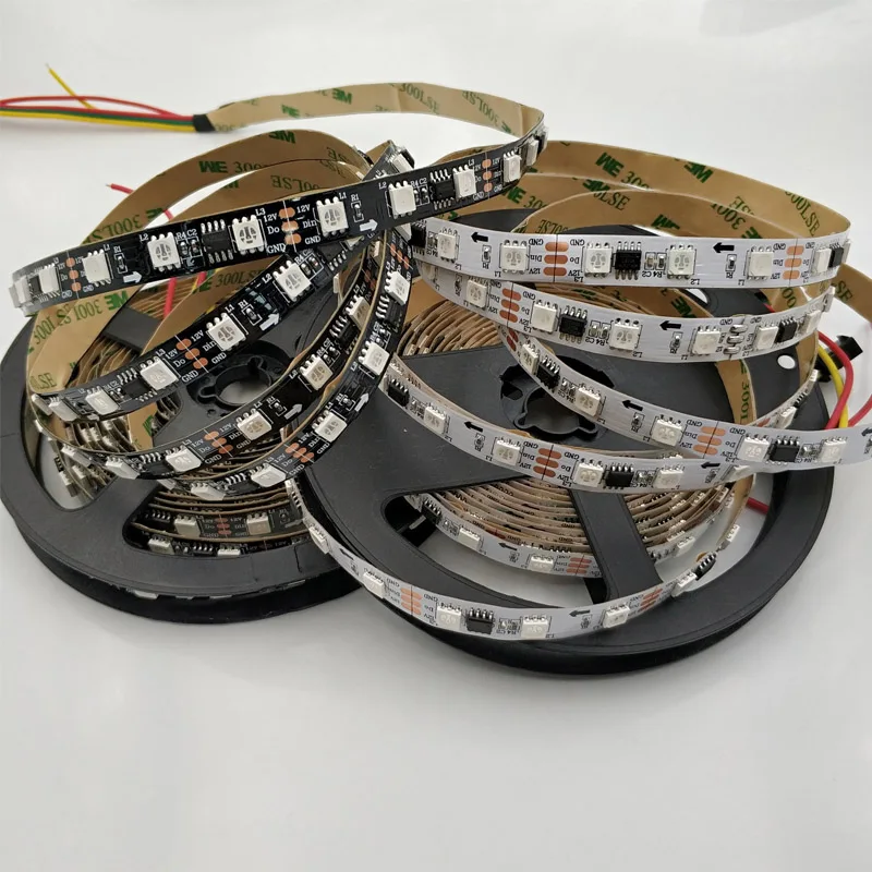 Высокая яркость DC12V 60 светодиодный s/m WS2811 Светодиодный светильник|Светодиодные