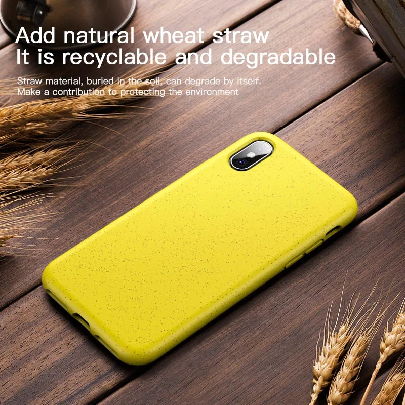 LUPHIE Eco-friendly Silicone Case For iPhone X XS Max XR 8 7 6 6S Plus Shockproof Airbag Cover 11 Pro TPU |