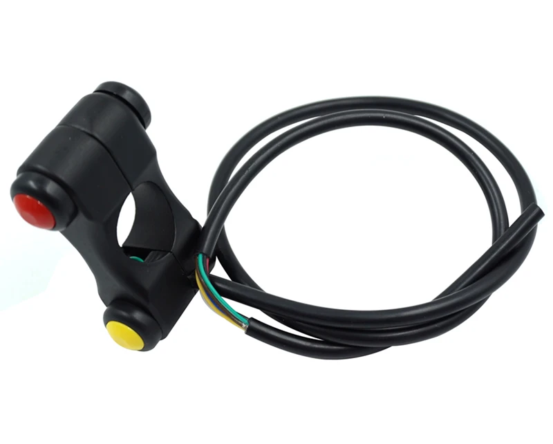 12V Алюминий мотоцикл 7/" 22 мм руль фар Настенные переключатели опасности Тормозные Противотуманные фары Рог вкл/выкл пусковой переключатель 3 кнопки