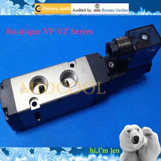 

Электромагнитный клапан Valvula Boutique VZ series VZ5220, 5-позиционный Соленоидный клапан G1/8 для газа