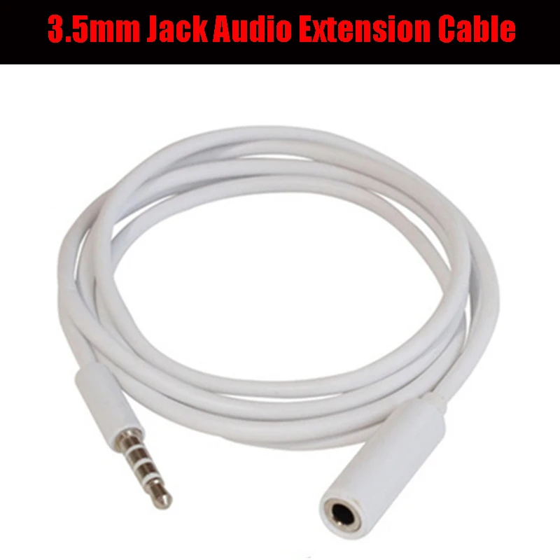 3.5 мм Мужчин и Женщин Наушников Шнур Аудио Кабель-Удлинитель Адаптер удлинитель