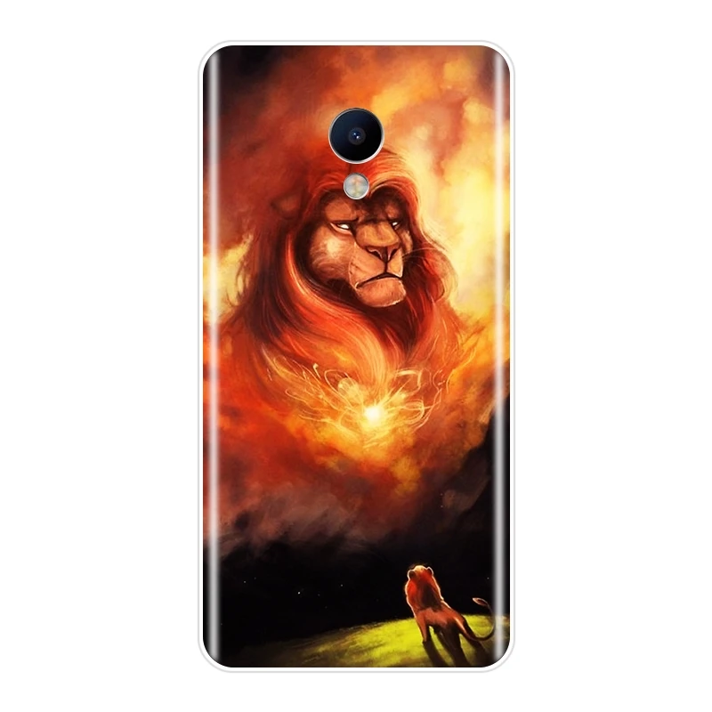 Король Лев классный чехол для телефона аниме силиконовый Meizu M6 M6S M6T M5 M5C M5S M3 M3S M2