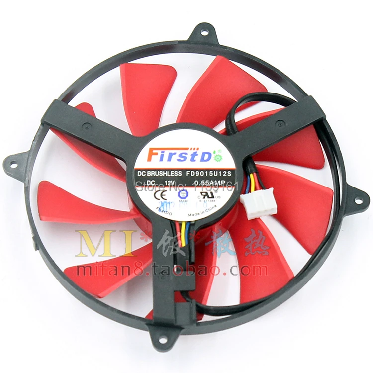 Firstd FD9015U12S DC12V 0.55A 4 линии ШИМ Вентилятор охлаждения|cooling fan motor|cooling radiator fancooling 24v |
