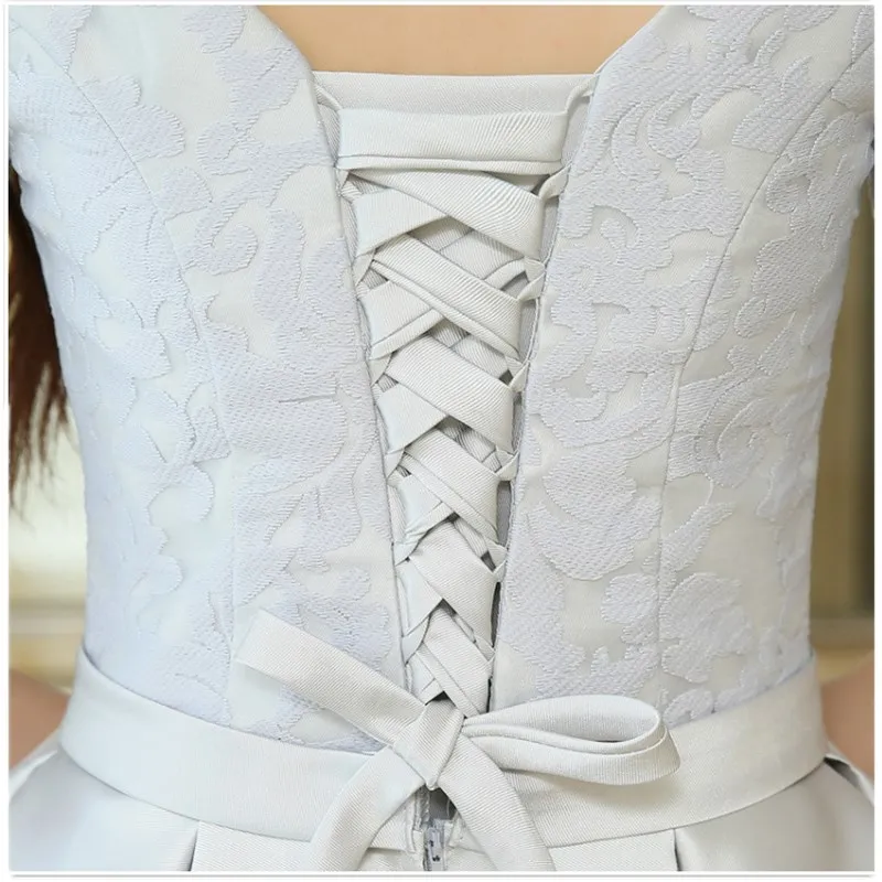 Ruthshen/серебристо серые Короткие коктейльные платья полупальто кружевной топ Vestidos