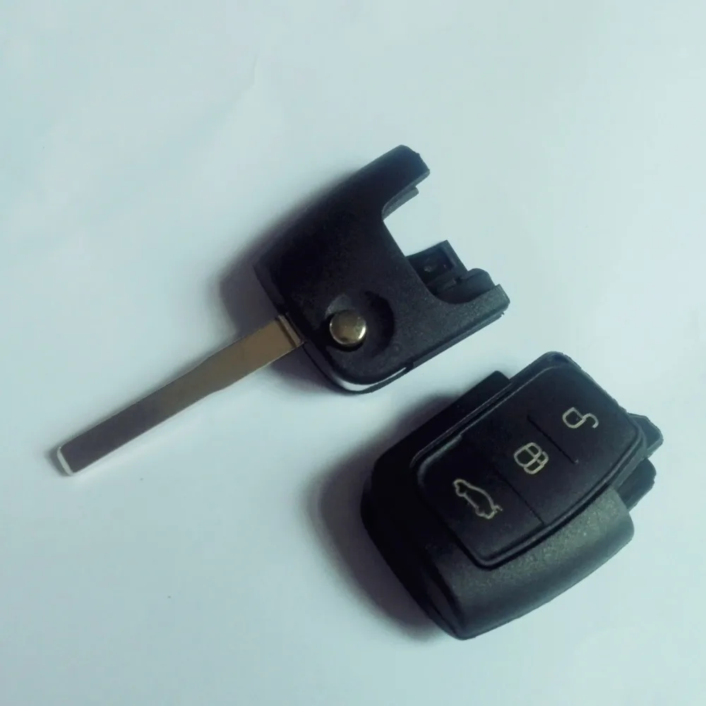 3 кнопки дистанционного ключа Smart Car брелок 433 МГц с чипом 4D63 для Ford Focus Mondeo C Max S Galaxy