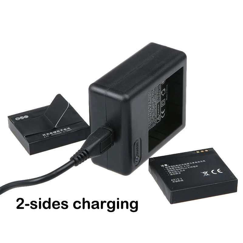 2X 3 7 в 1010 мА/ч XiaoYi литий-ионная аккумуляторная батарея + USB 2-стороннее зарядное