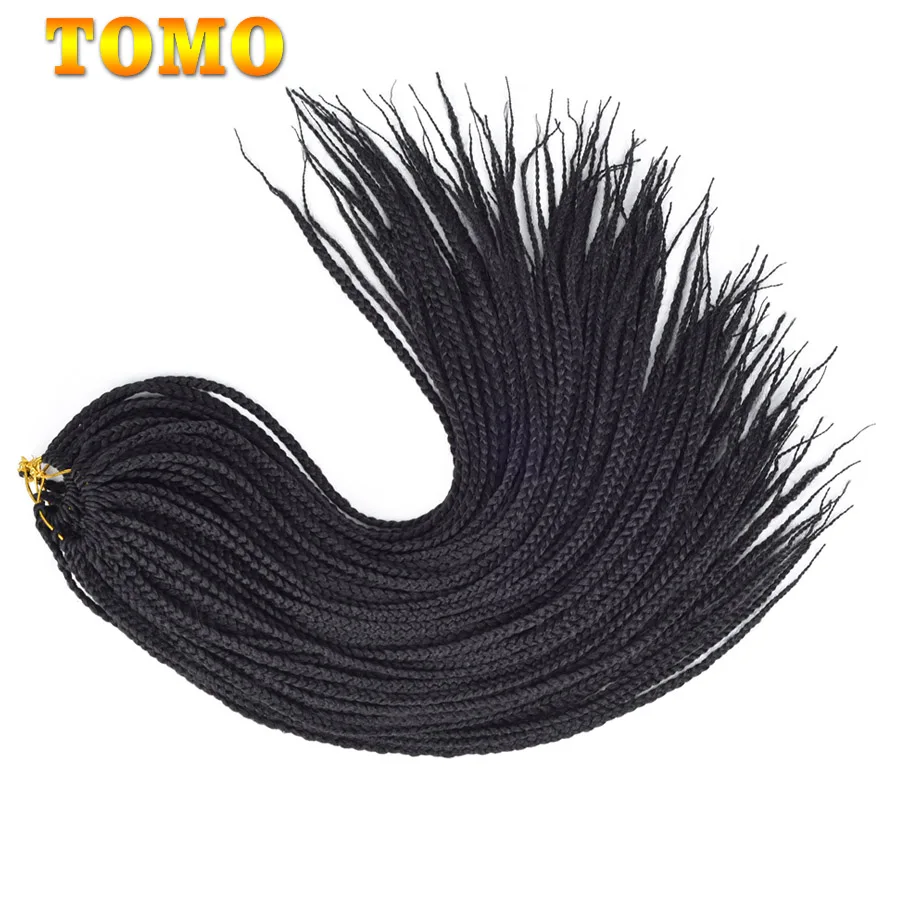 TOMO 1" 18" 2", вязанные крючком косички, синтетические волосы, 22 корня, Омбре, вязанные косички, волосы для наращивания, черные, вязанные крючком, Br tсерый Крош