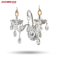 luxury wall sconce lighting european style wall lights mirror front lamp bedside lamp crystal lamp wall lamp bedroom