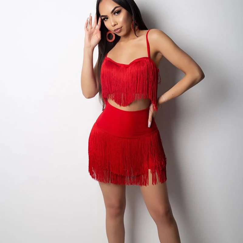 Женское платье с бахромой элегантное Клубное вечернее открытыми плечами и