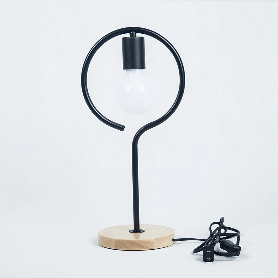 Современный светодиодный Настольный светильник базовый дизайн из цельного