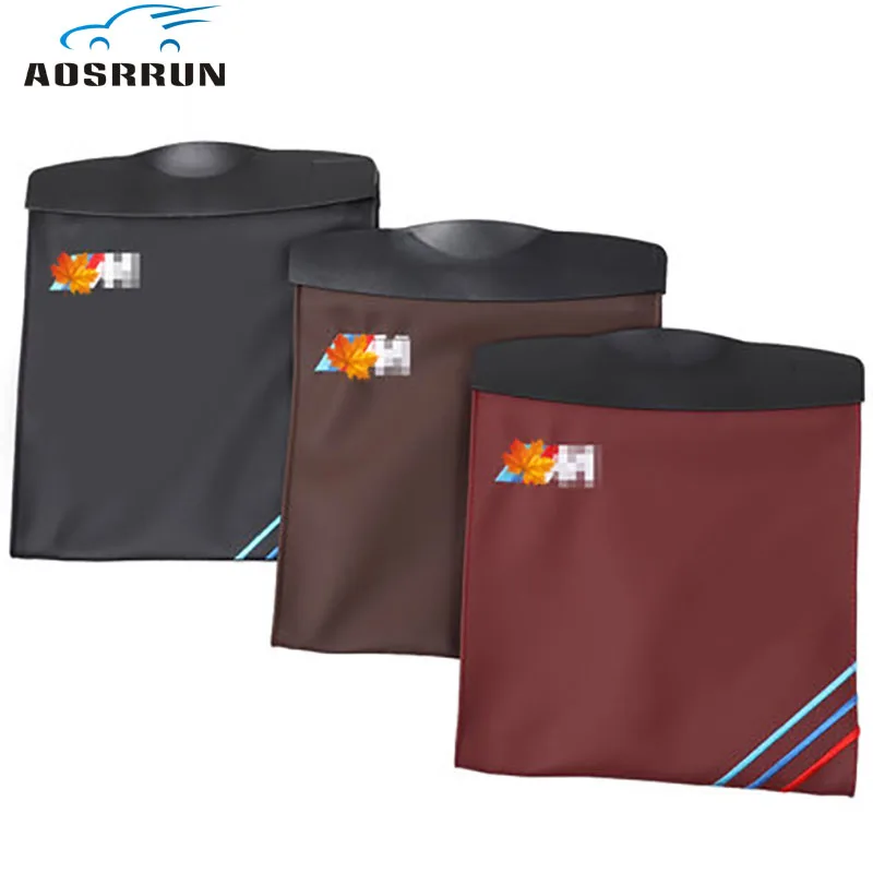 

Seat back storage bag Car garbage bag Car accessories For BMW X3 2018