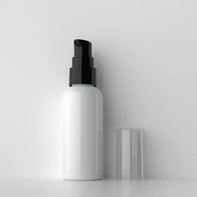 White Bottle Black 50 мл X 50 Пустой насос для крема пластиковая бутылка, 50 г эфирный лосьон для лечения насос упаковочный контейнер для косметической продукции путешествия крем банка - Цвет: White Bottle Black