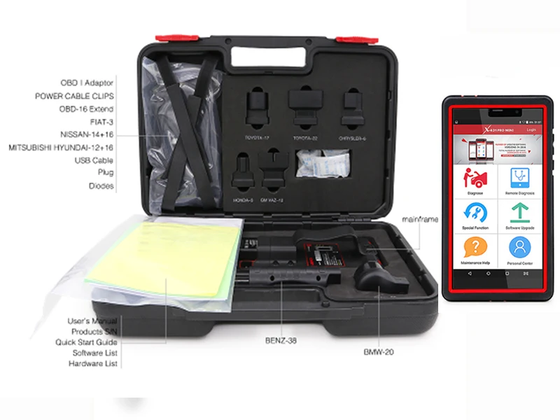 Launch X431 Pro Mini Wi Fi/Bluetooth глобальная версия инструмент автоматического сканирования