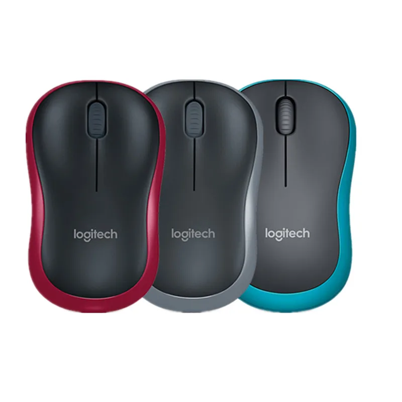 Оригинальная беспроводная мышь Logitech M186 2 4G оптическая эргономичная USB 1000DPI