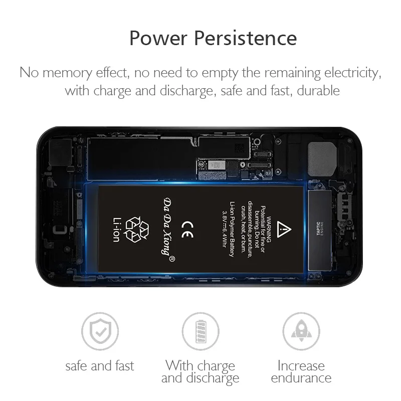 Новый оригинальный аккумулятор для iPhone 5 5G большой емкости | Мобильные телефоны и