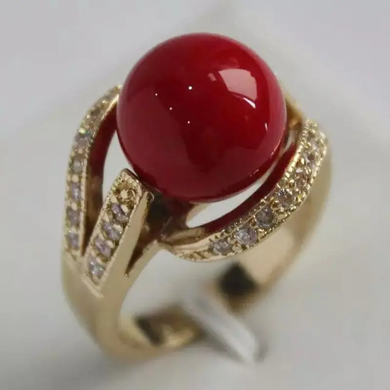 Selling&gt jewerly 12mm South Sea shell pearl Bead Jewelry Ring Size 6 7 8 9 AAA Top Grade&gt | Украшения и аксессуары