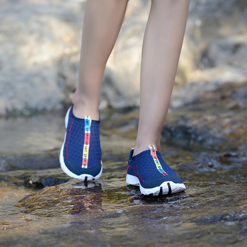 Уличная водонепроницаемая обувь мужская для плавания женщин дышащая спортивная