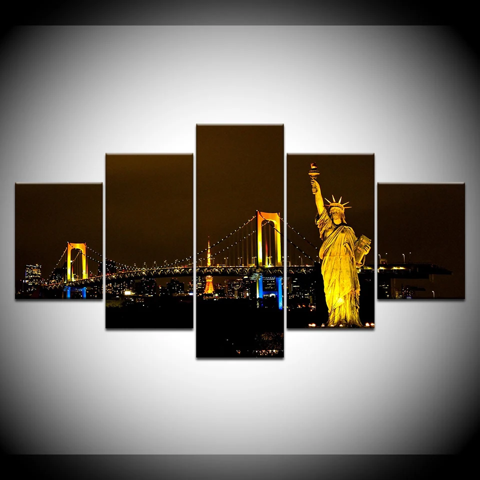 Радужный мост Национальный памятник 5 шт. современные модульные обои картина для