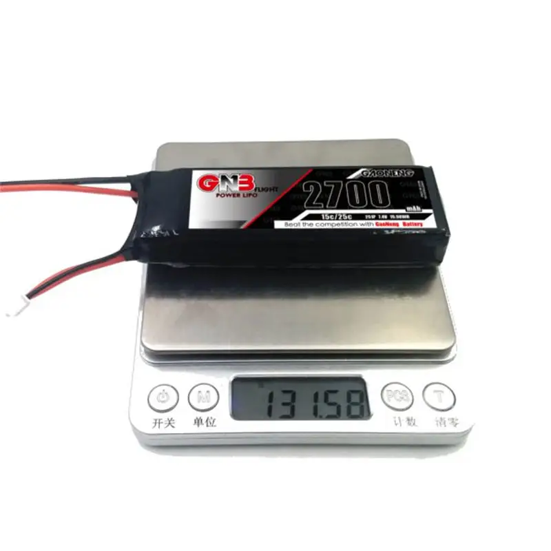 Высокое качество Gaoneng ГНБ 2700 mAh 15C 2 S 7 4 V/3 11 1 V Перезаряжаемые LiPo Батарея с XT60 Разъем